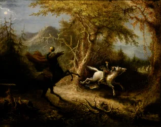 Le cavalier sans tête à la poursuite d