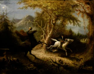 Le cavalier sans tête à la poursuite d