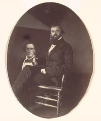 John R. Johnston avec peinture
