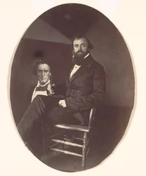 John R. Johnston avec peinture