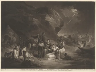 Hospitalité africaine, 1791