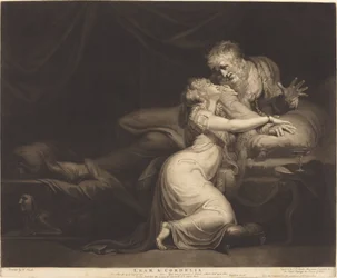 Lear et Cordelia, 1784