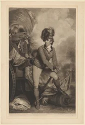 Lieutenant Colonel Sir Banastre Tarleton, publié en 1782