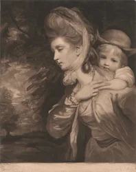 Mme Payne Galwey et son fils Charles