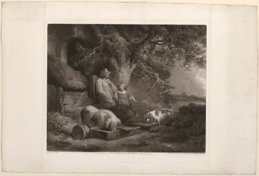 Paysans et cochons
