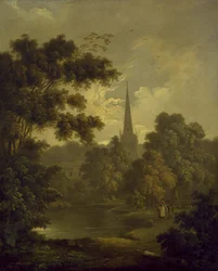 Paysage avec figures