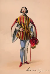 Francis Seymour en costume pour le Bal Costumé de la reine Victoria, 12 mai 1842, 1843