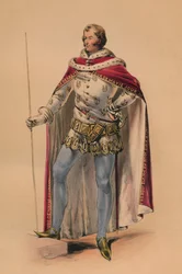 Invité en costume pour le Bal Costumé de la reine Victoria, 12 mai 1842, 1843