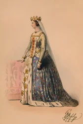 Invité en costume pour le Bal Costumé de la Reine Victoria, 12 mai 1842, 1843