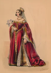 Invité en costume pour le Bal Costumé de la reine Victoria, 12 mai 1842, 1843