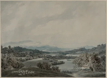 Paysage italien, vers 1790-1792