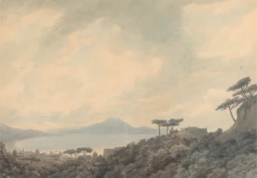 La baie de Naples depuis Capodimonte