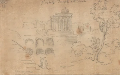 Le Temple de la Sibylle à Tivoli