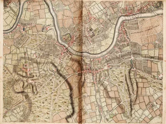 Carte de Barnes, Battersea, Putney et Wandsworth