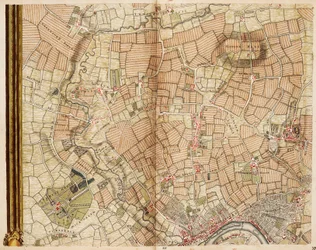 Carte de Greenford, Osterley, Ealing et Kew
