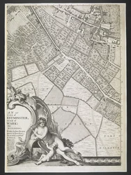 Plan de Londres, Partie de Lock fields, Plan des villes de Londres et de Westminster, et du borough de Southwark ; : avec les bâtiments contigus ; D