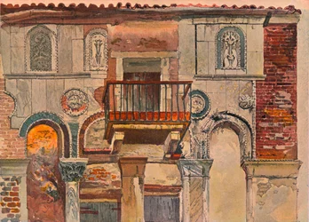 Fondaco De Turchi, Venise, vers 1853