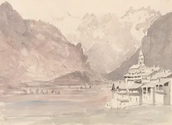 Paysage montagneux suisse