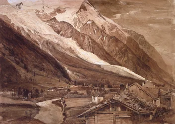 Le Glacier des Bossons, Chamonix, juin 1849