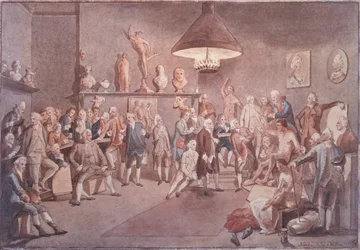 Les Académiciens de la Royal Academy à Londres, copie d
