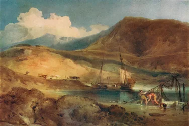 Cader Idris, depuis les sables de Barmouth