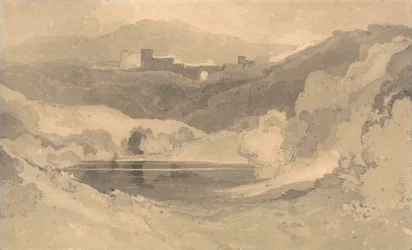 Château dans un paysage