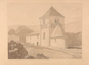 Église de Yainville, près de Saint Georges de Bocherville, Normandie