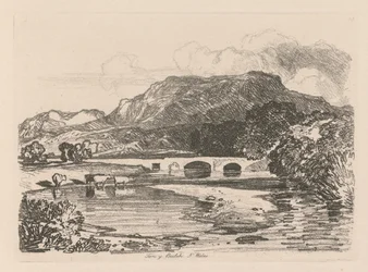Liber Studiorum : Planche 14, Tan-y-Bwlch, Merionethshire, Nord du Pays de Galles