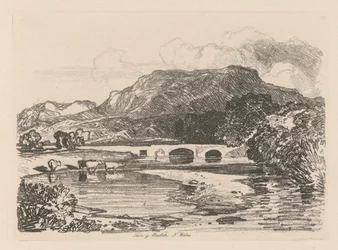 Liber Studiorum : Planche 14, Tan-y-Bwlch, Merionethshire, Pays de Galles du Nord