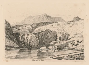 Liber Studiorum : Planche 15, Cader Iris, Nord du Pays de Galles