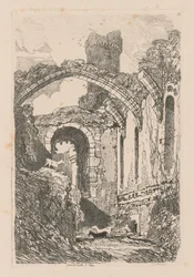 Liber Studiorum : Planche 33, Château de Conway, N. Pays de Galles