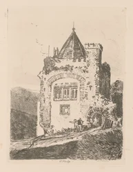 Liber Studiorum : Planche 37, Une étude, 1838