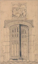 Porte sud, Arminghall Hall, Norfolk