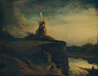 Le vieux moulin, 19ème siècle, 1913