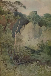 Arbres près de la rivière Greta, 1923