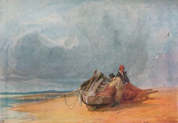 Plage de Yarmouth, vers 1808
