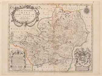 Carte du Hertfordshire