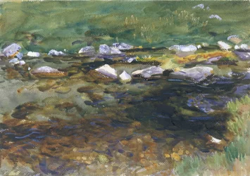 Ruisseau et prairie, c.1907