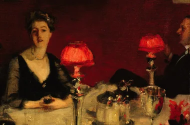 Le Verre de porto (détail)