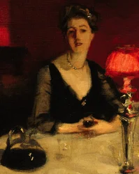 Le Verre de porto (détail)