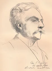 Portrait-croquis de M. Gabriel Fauré, vers 1889