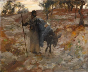 La fuite en Égypte, vers 1877-79