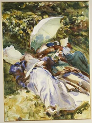 Le Parasol Vert, c.1910
