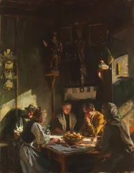 Intérieur tyrolien, 1915