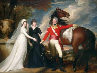 Colonel William Fitch et ses sœurs Sarah et Ann Fitch, 1800-1801