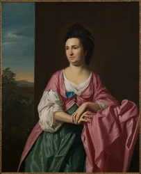 Mme Sylvester (Abigail Pickman) Gardiner, vers 1772 (huile sur toile)