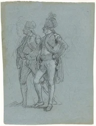 Esquisse pour "Le Siège de Gibraltar"