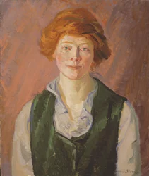 Gilet vert (Jennie Doyle) 1914-15
