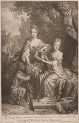 La Dame Frances et la Dame Catherine Jones, filles du très honorable Richard Comte de Ranleagh