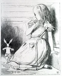 Alice et le lapin - dans "Les aventures d